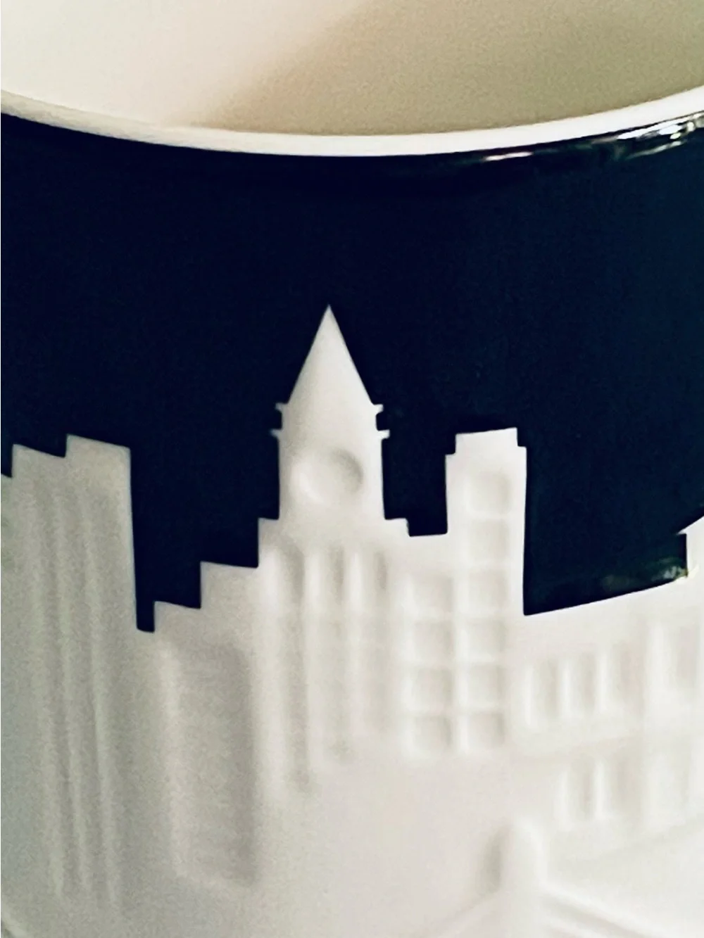 Starbucks 2012 3D Relief Boston City Skyline Collector Series Mug /Cup 16 Oz.